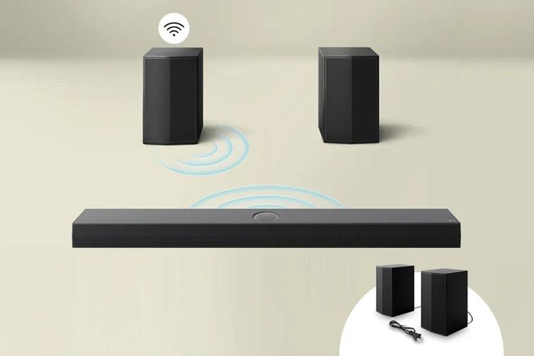 S40TR LG Home Theater Soundbar with Dolby® and Rear Speakers, 4.1. channel