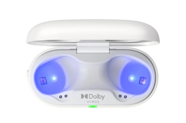 LG TONE Free T90S - Dolby Atmos Earbuds with Plug & Wireless Connection