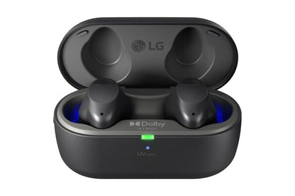 LG T80S Wireless Bluetooth Earbuds TONE Free® with Dolby Atmos®, with 4-mic system,  ,Black
