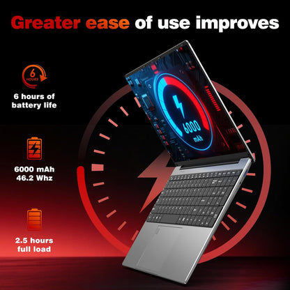 Gaming Laptop Computer, Lap Top PC 2025 Win 11 pro, 16GB RAM 1TB SSD, Ryzen 5 7430U (up to 4.3Ghz, Beat 5700U), Backlit Keyboard, IPS 1920 * 1080 FHD Display, WiFi 5, BT5.0, Fingerprint