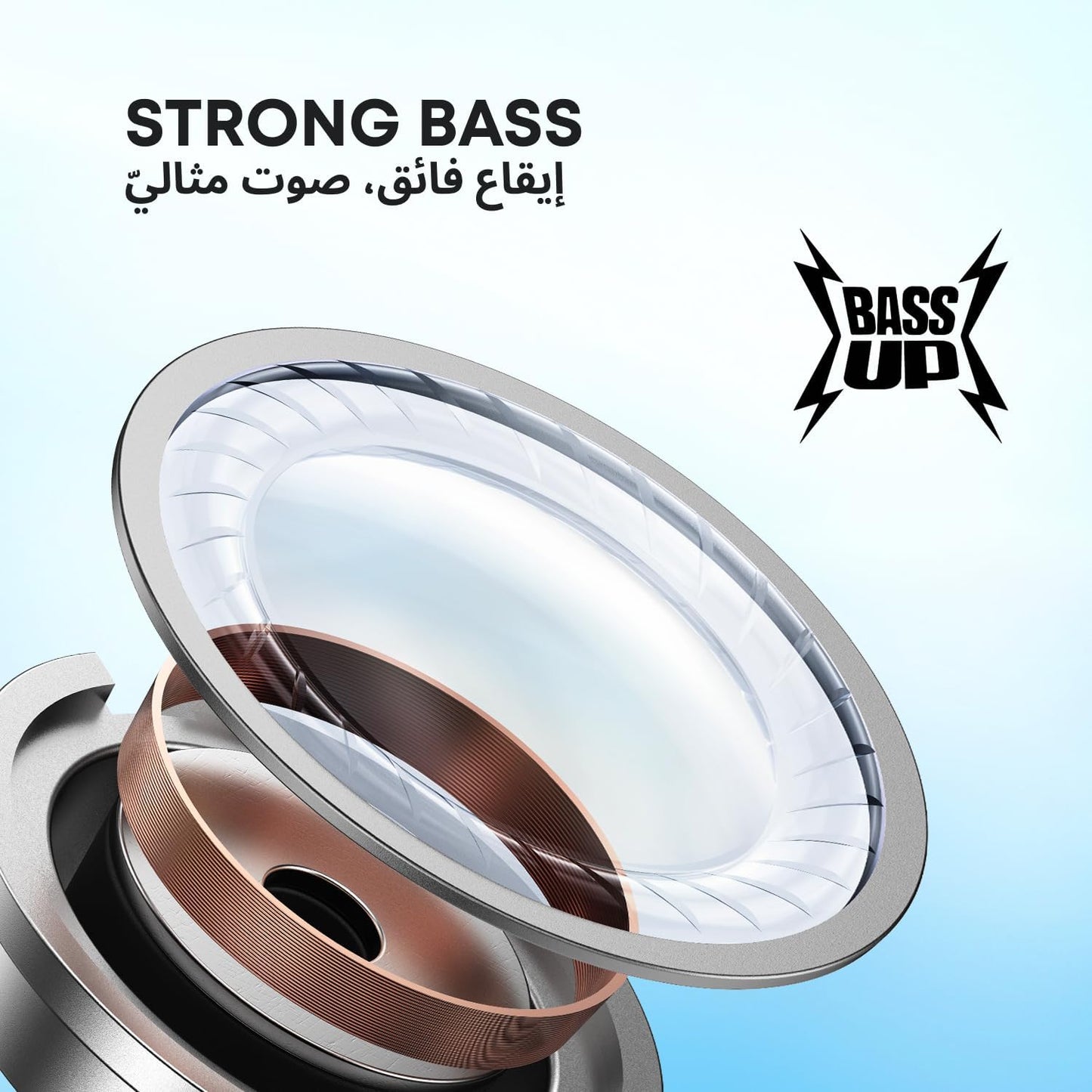 soundcore Anker P20i Bluetooth Earphones, 10mm Drivers with Big Bass True Wireless Earbuds, Bluetooth 5.3, 30H Playtime, IPX5, 2 Mics for AI Clear Calls, 22 Preset EQs, Customization via App