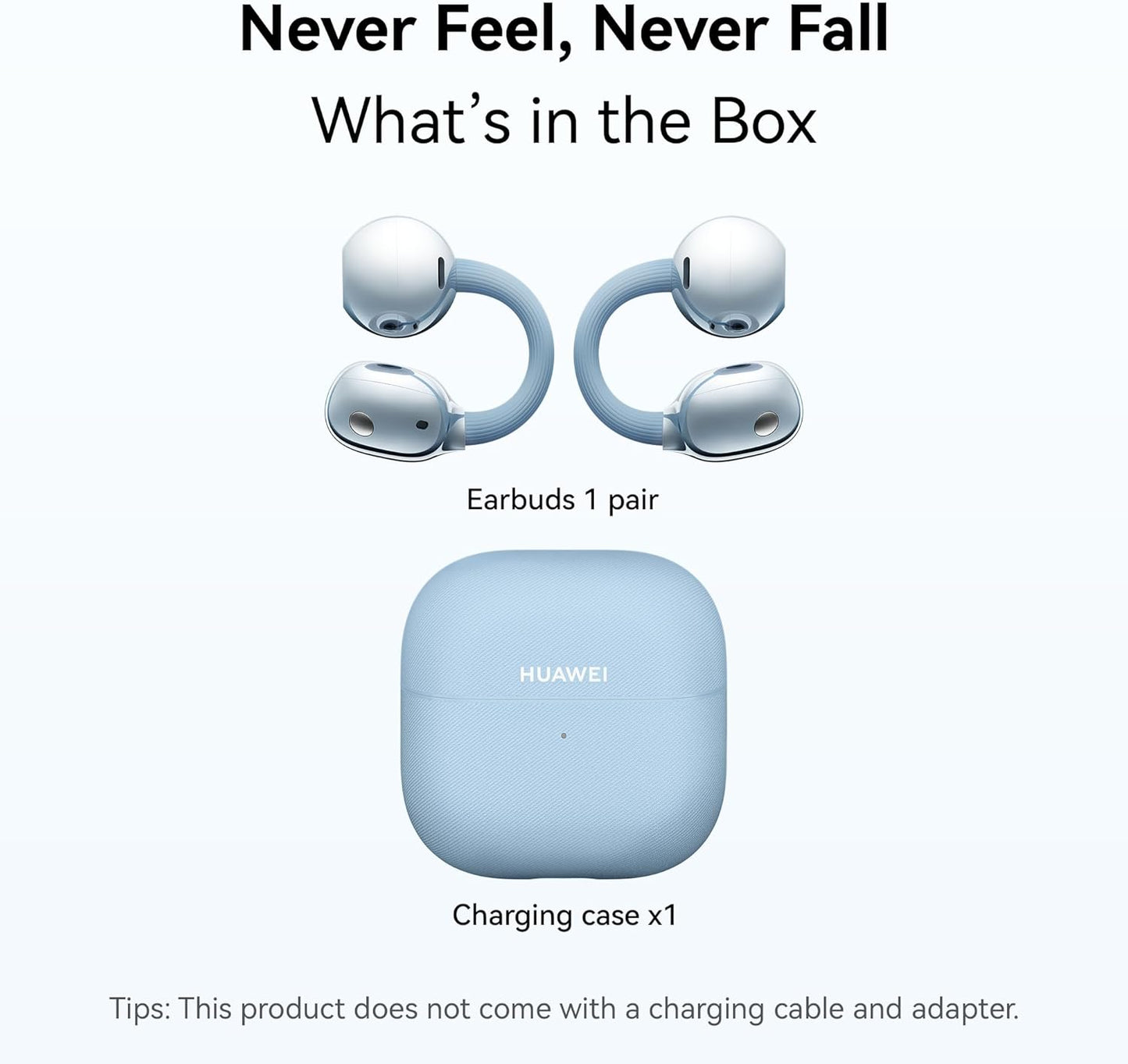 HUAWEI FreeClip 2 Open-Ear Clip-On Earbuds, Airy C-bridge design, Lightweight, 38H Battery, Fast Charge, Dual Driver, IP57 Waterproof & dust proof, Touch & Head-motion control, iOS & Android, Black