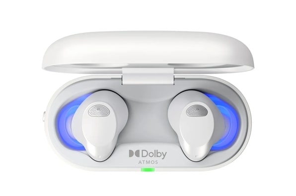 T90S Wireless Bluetooth Earbuds LG TONE Free® with Dolby Atmos® and UVnano+, White (NEW)